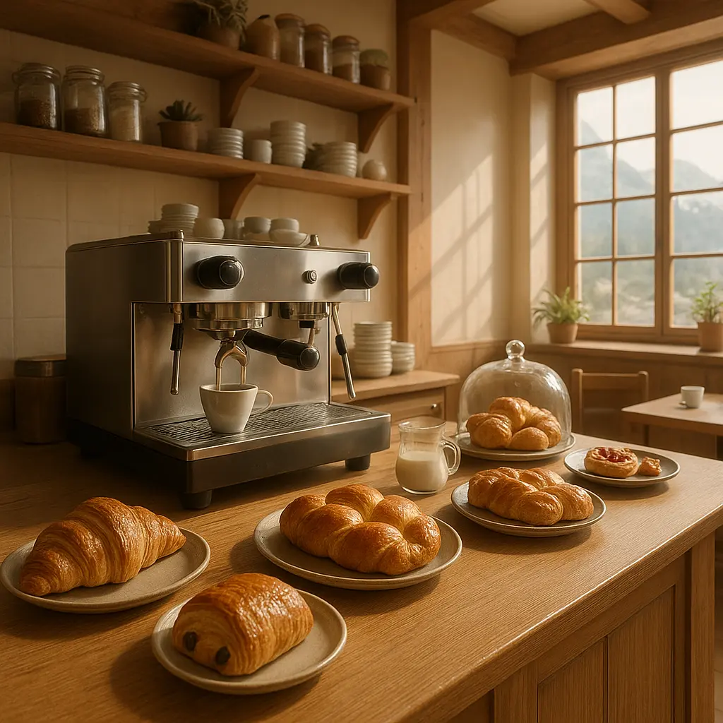 Gemütliches Café Interior